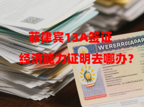 菲律宾13A签证经济能力证明去哪办?(可以代办吗?) 菲律宾13A签证经济能力证明去哪办?(可以代办吗?)